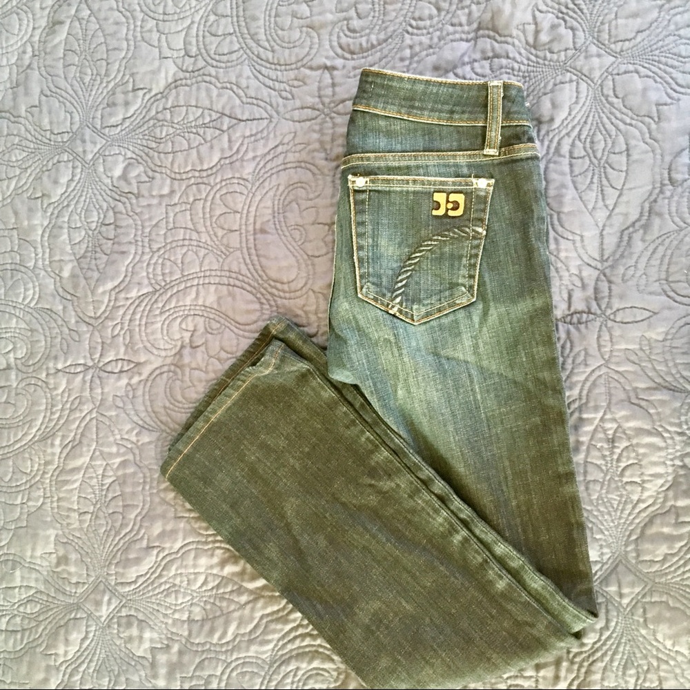 Joes jeans boot cut. Still have tons of wear!